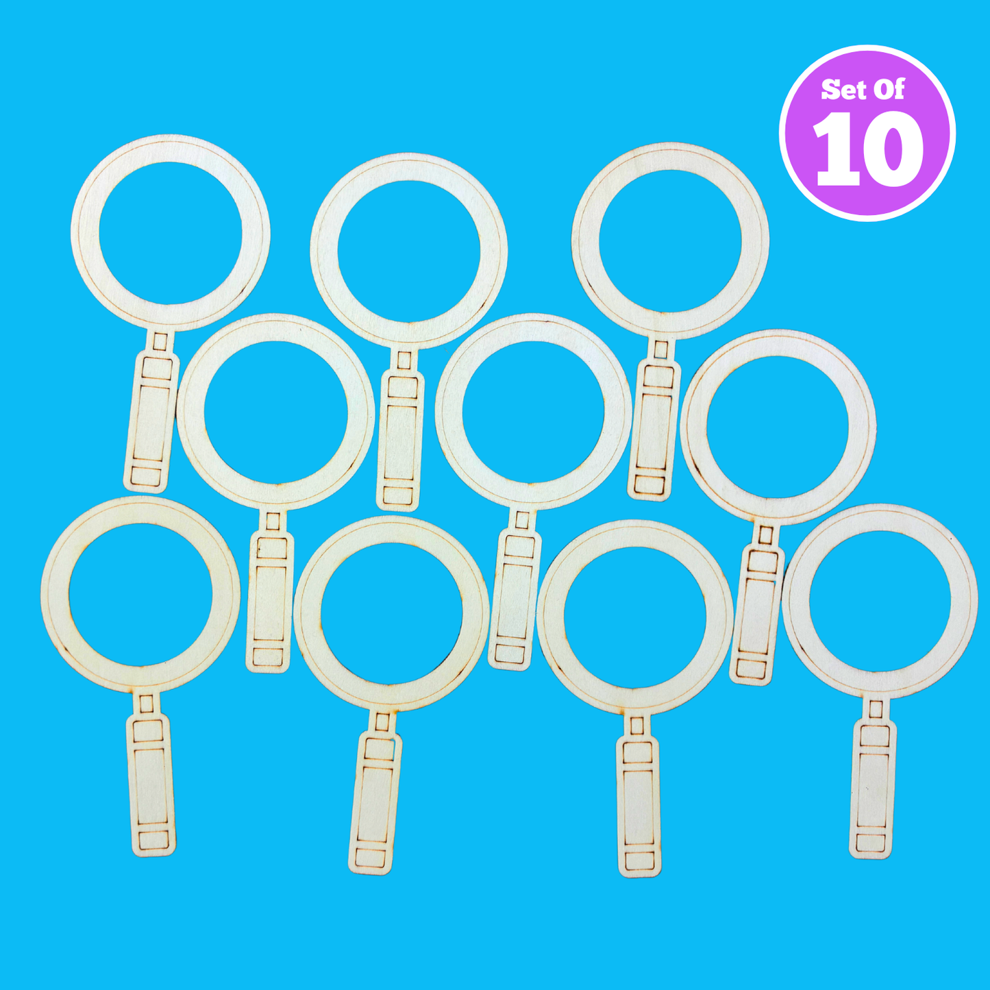 Set of 10 Wooden Viewers