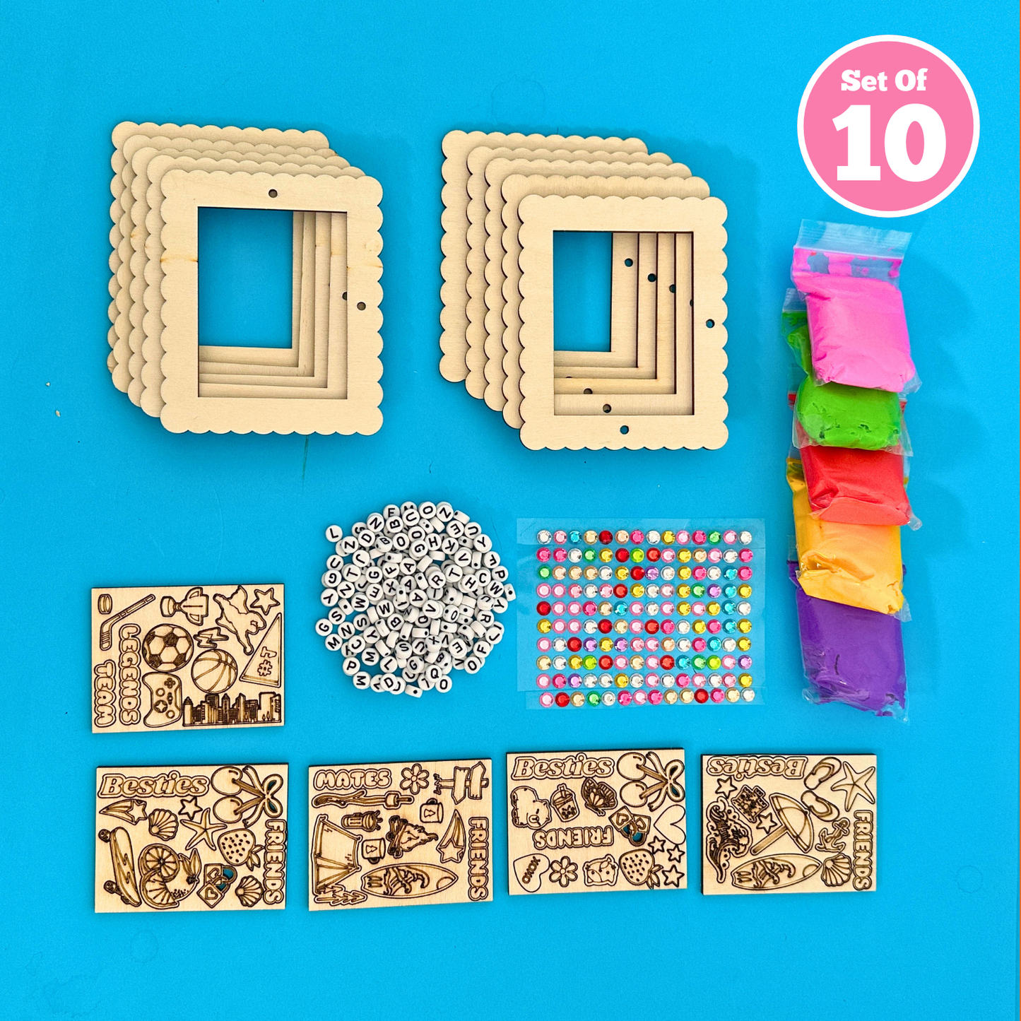 Set of 10 - BFF Photo Frame