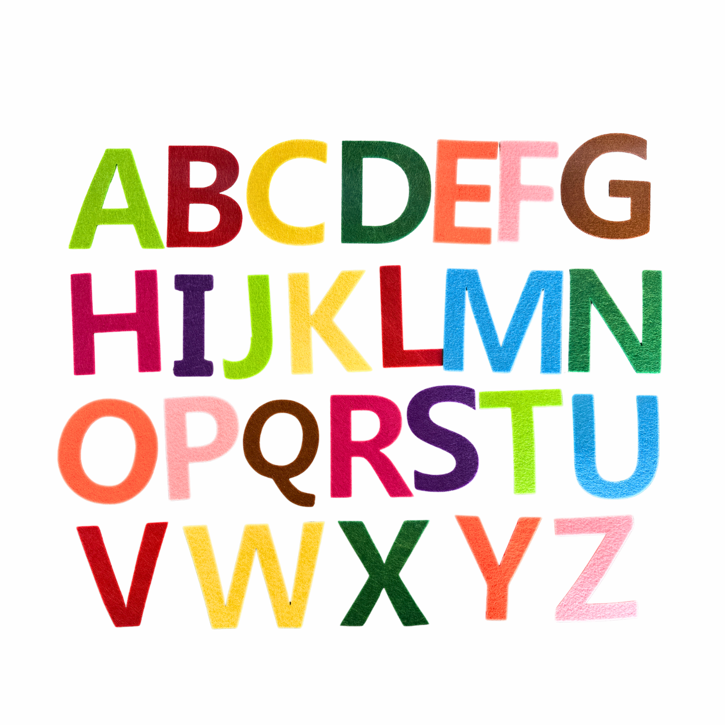 Felt Alphabet Letters