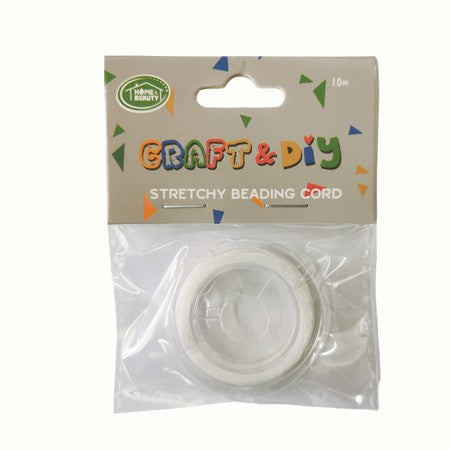 Clear Stretch Beading Cord 10 meters