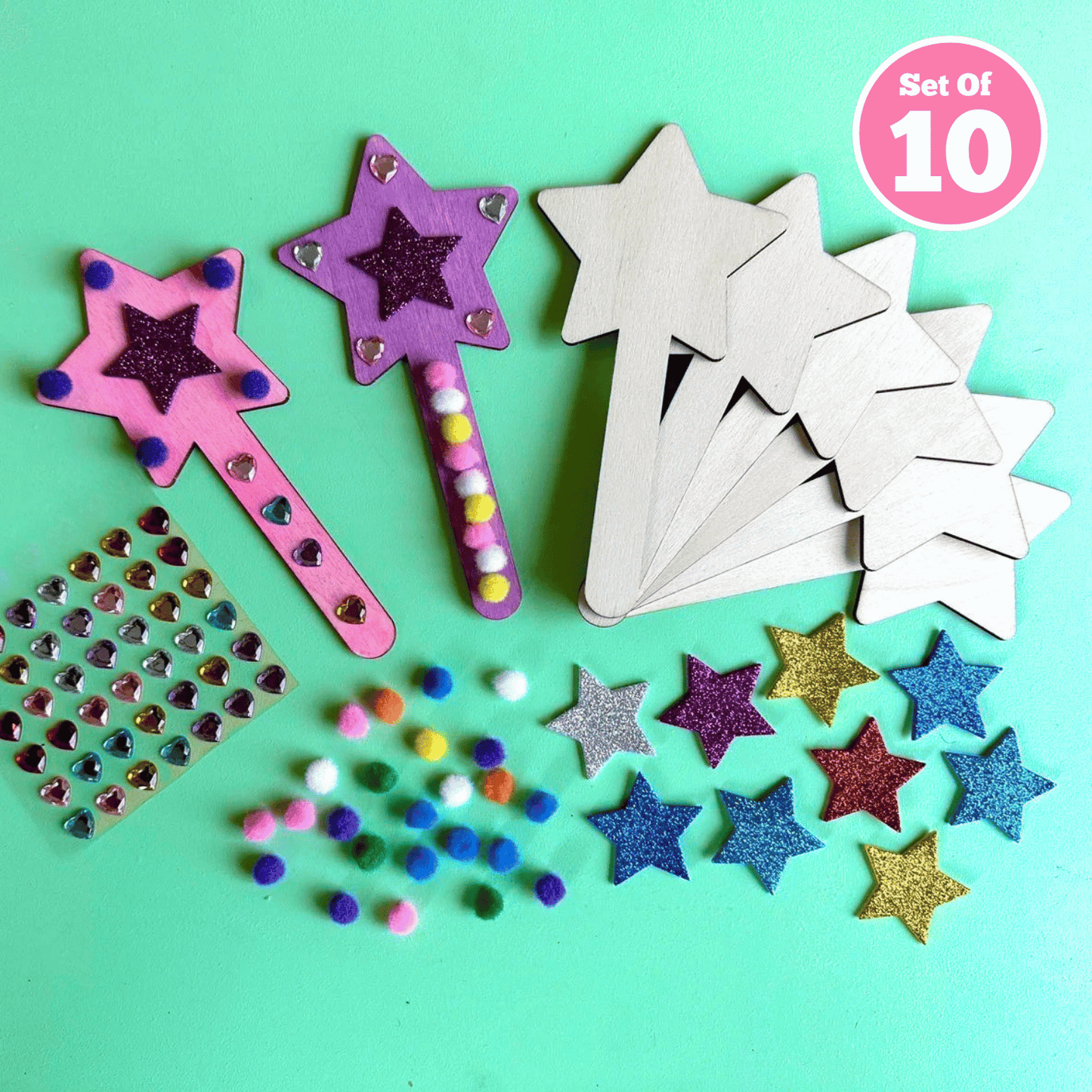 Set of 10 - Fairy Wand Pack