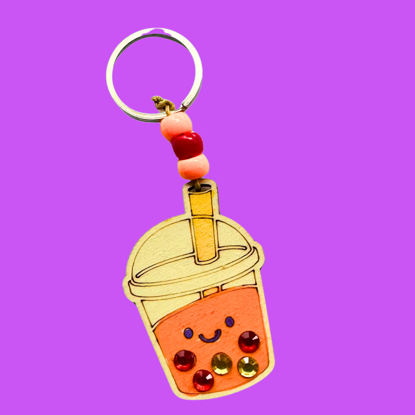 Set of 10 - Boba Tea Bag Charms