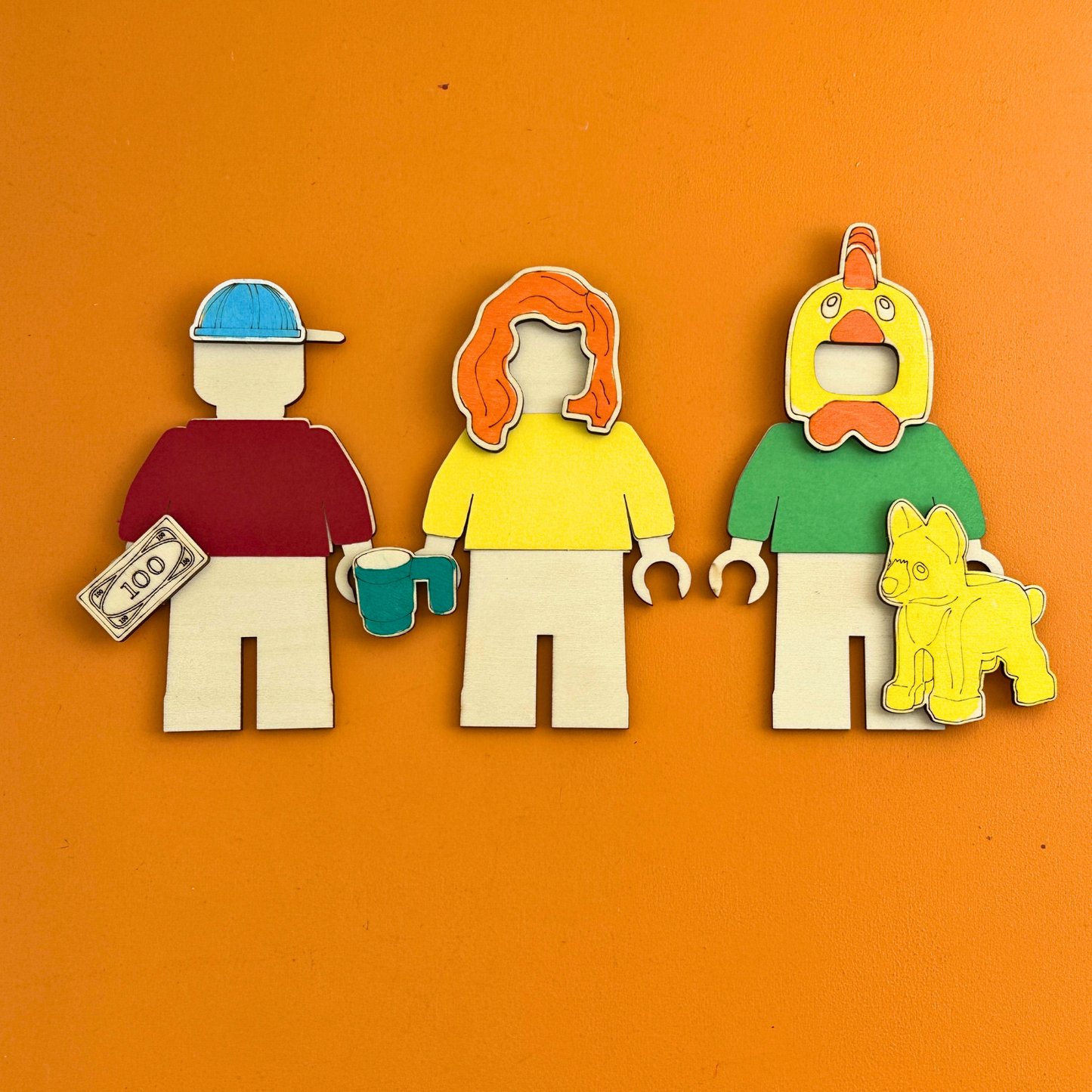 Set of 10 - Builder People