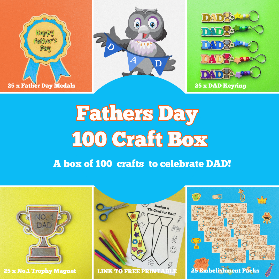 Bulk Fathers Day 100 Crafts