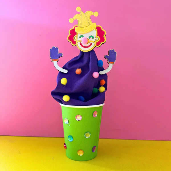 Set of 10 - Clown Puppet