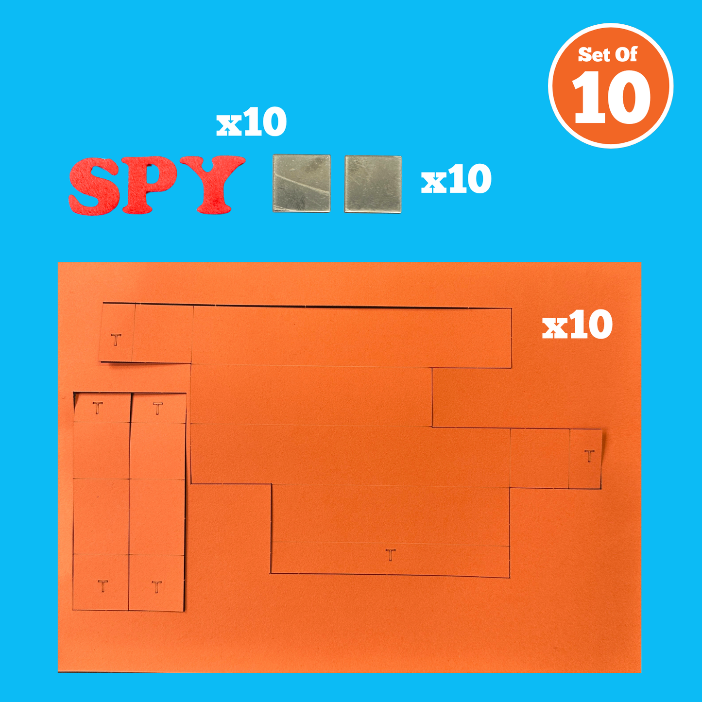 Set of 10 - Spy Periscope