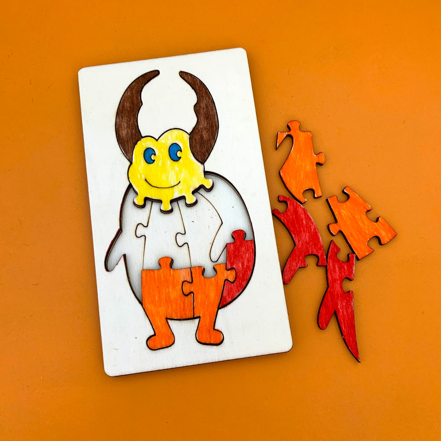 DIY Bug Puzzle Craft