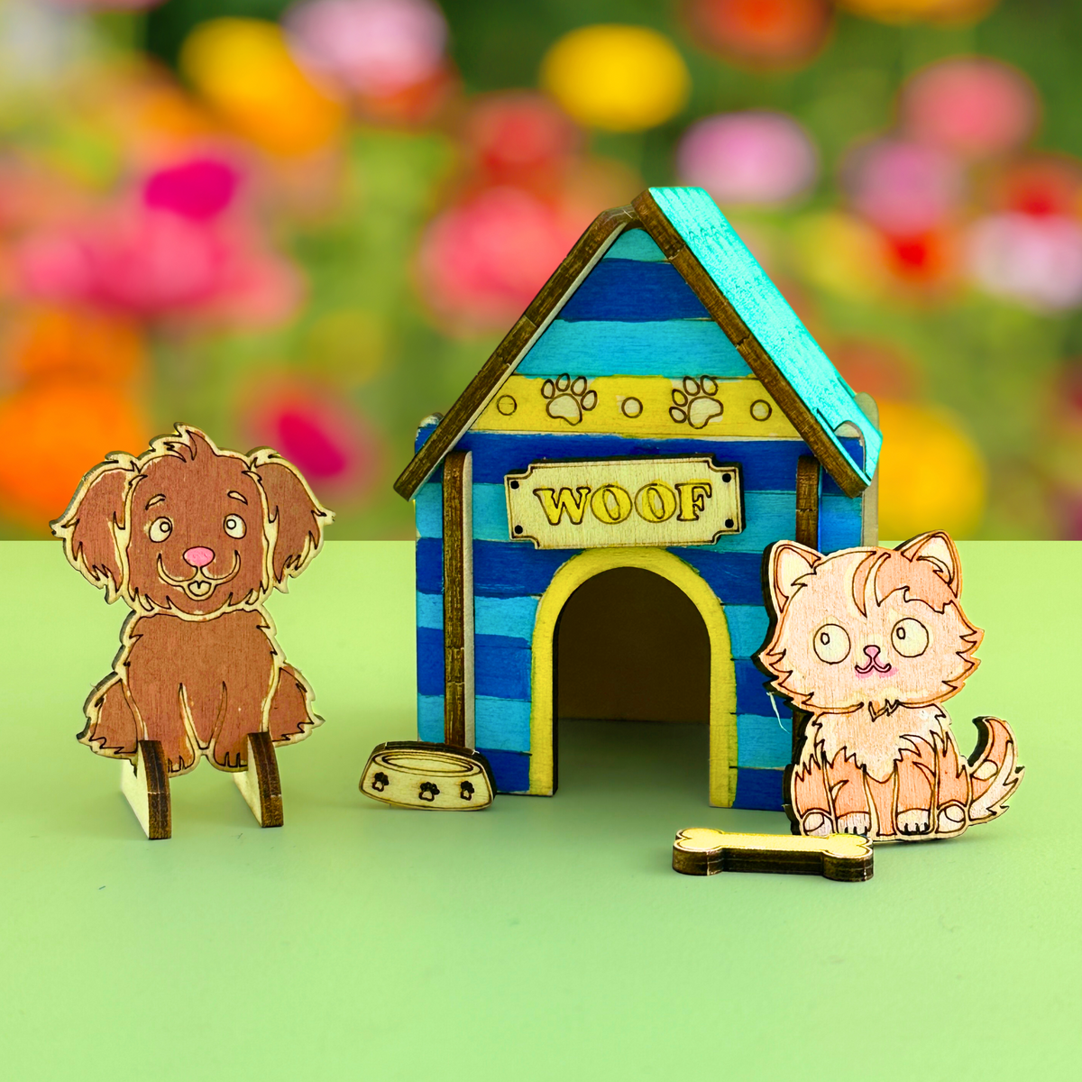 Set of 10 - Mini DIY Pet House