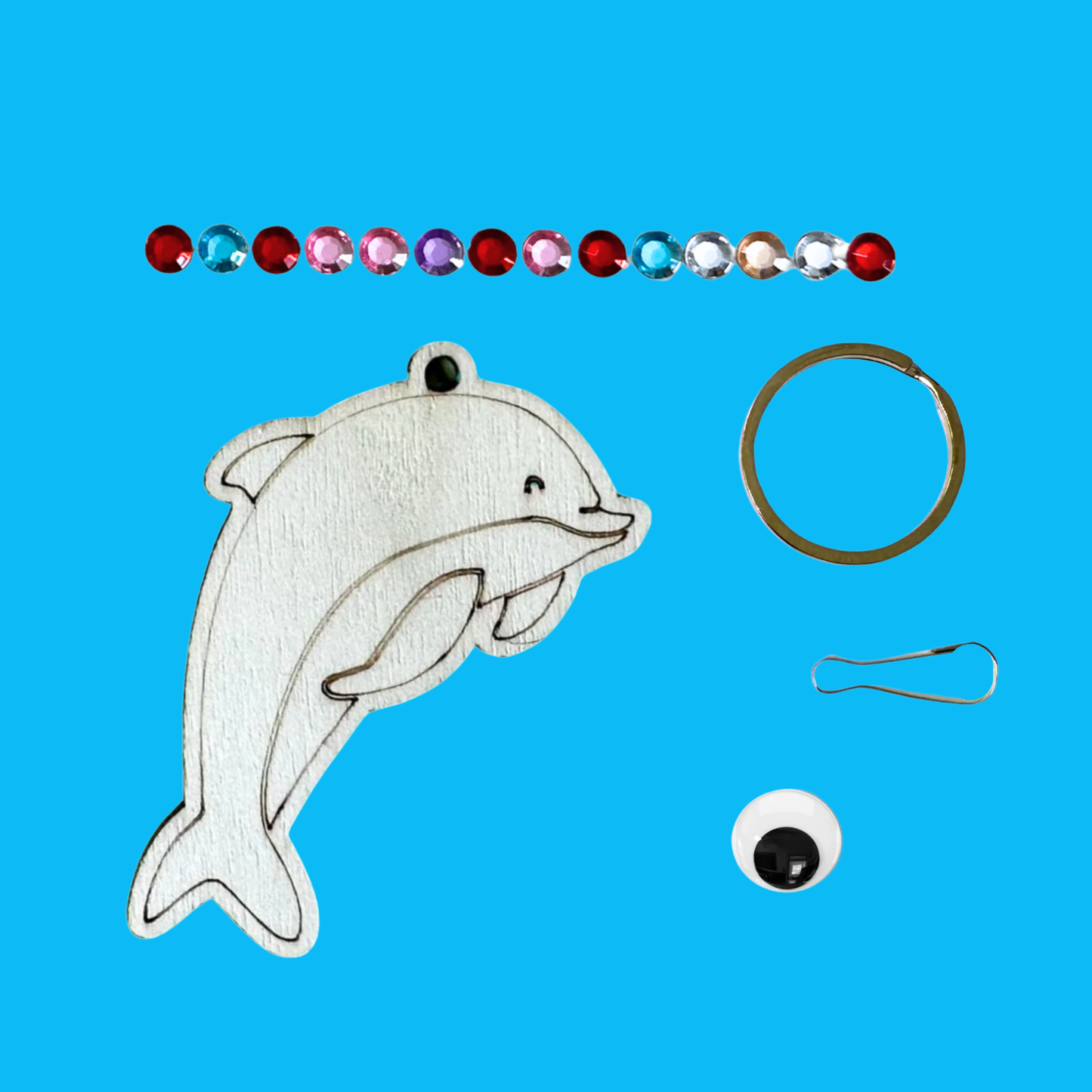 Dolphin Bag Charm