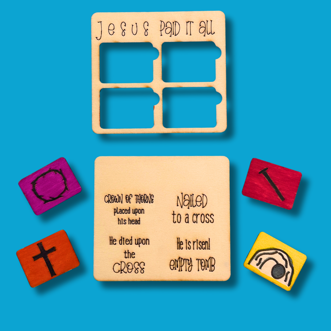 Set of 10 - Easter Story Puzzle