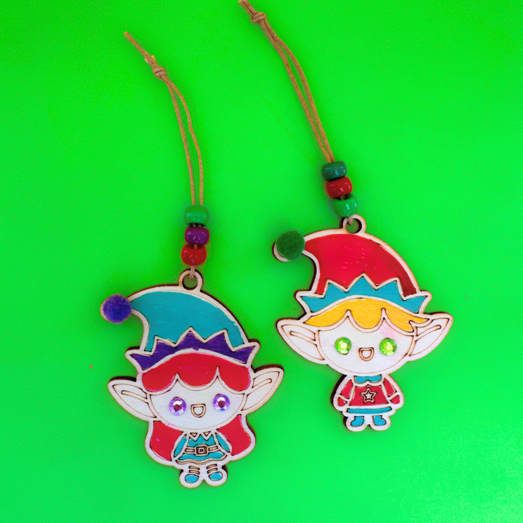 Set of 10 - Elf Charms
