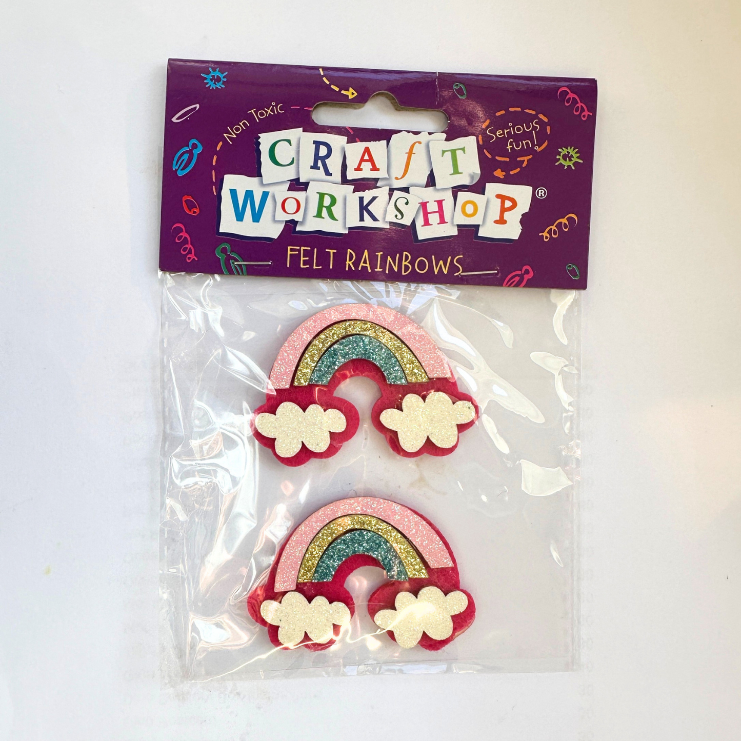 Felt and Foam Rainbow Stickers