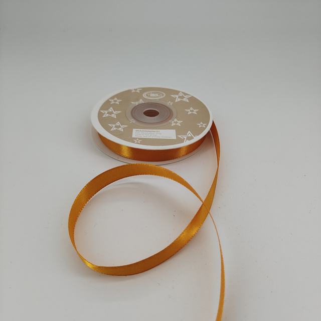 1cm Yellow Gold Satin Ribbon
