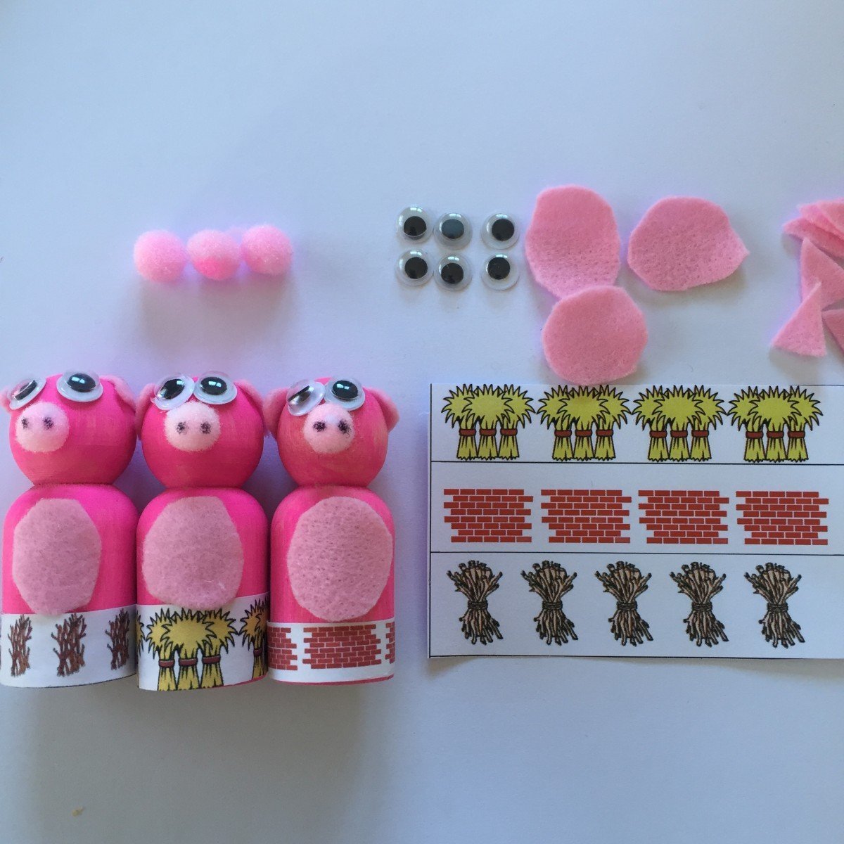 Wood People 4pcs Small