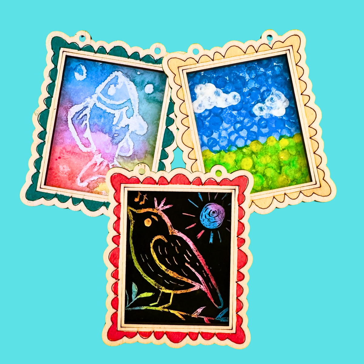 Set of 10 - Mini Art Frames