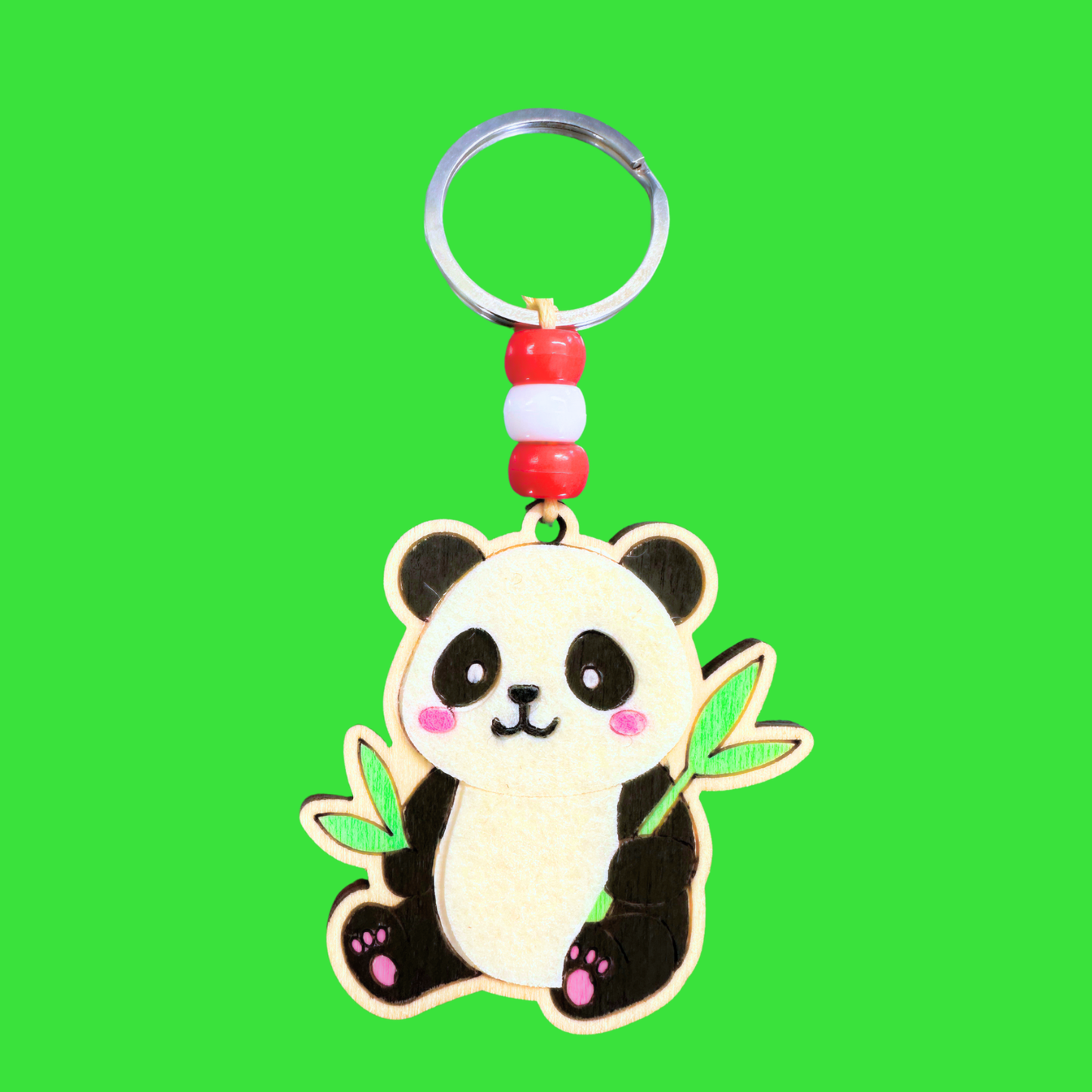 Set of 10 - Panda Bag Charm