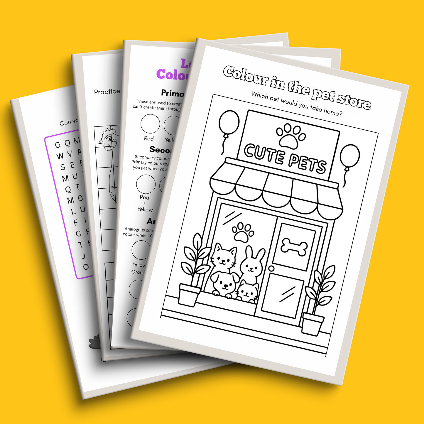 Pet Pals Full Day Group Activity Pack