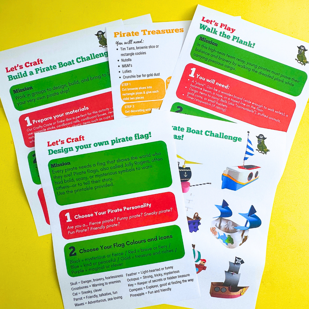 Pirates Craft & Play Discovery Box