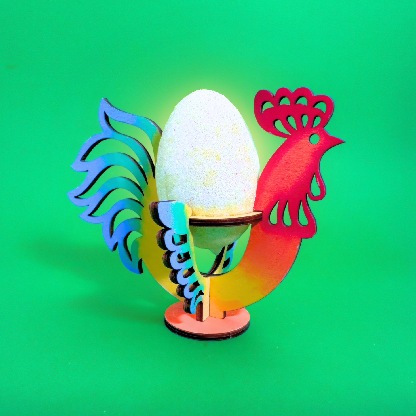 Set of 10 - Rooster Egg Holder