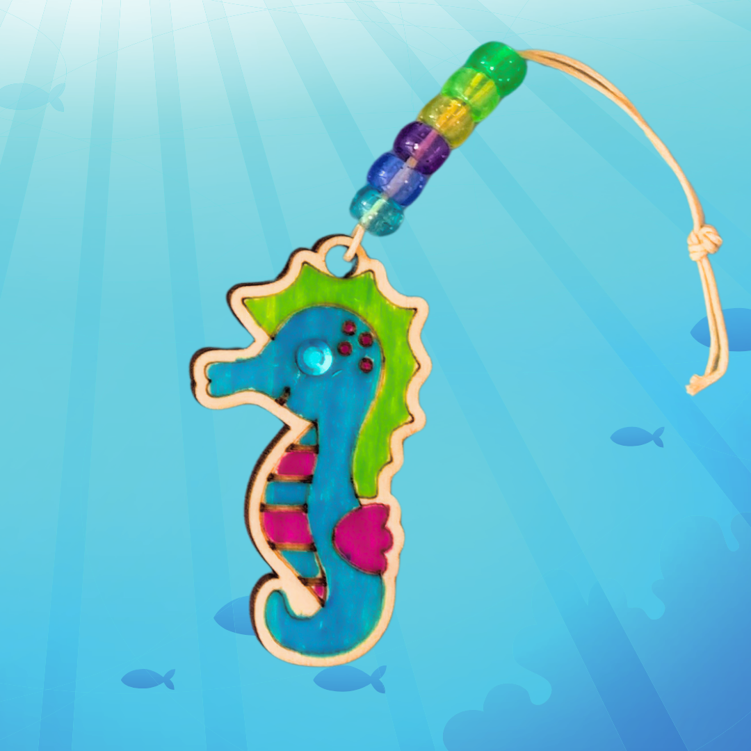 Set of 10 - Seahorse Bag Charm