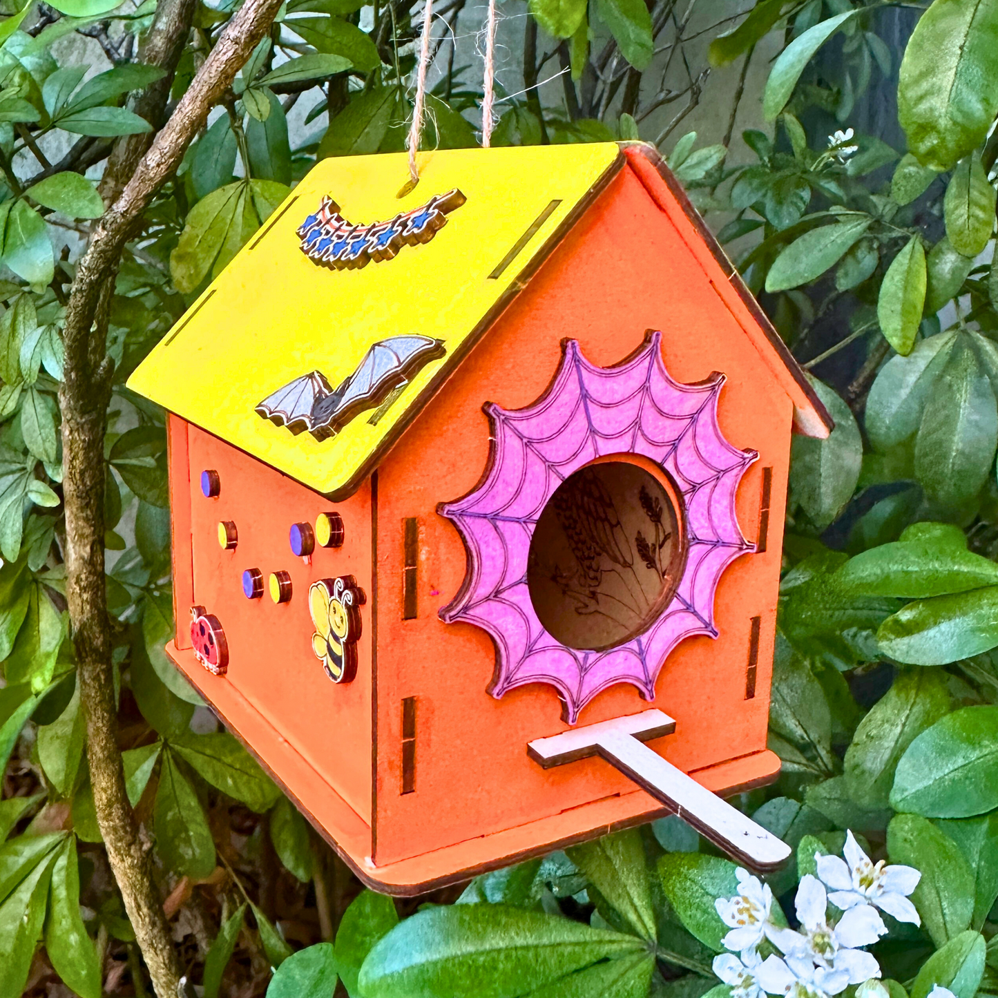 Spiderweb Bird House