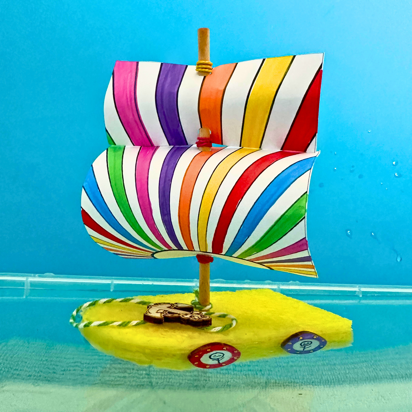 Set of 10 - Sponge Boat
