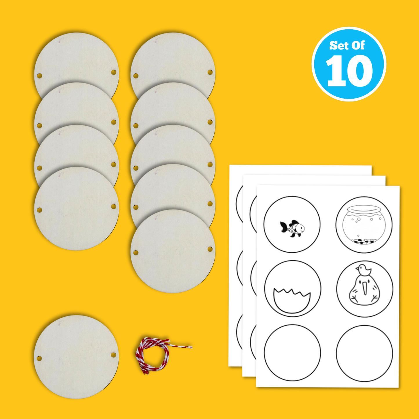 Set of 10 - Thaumatrope