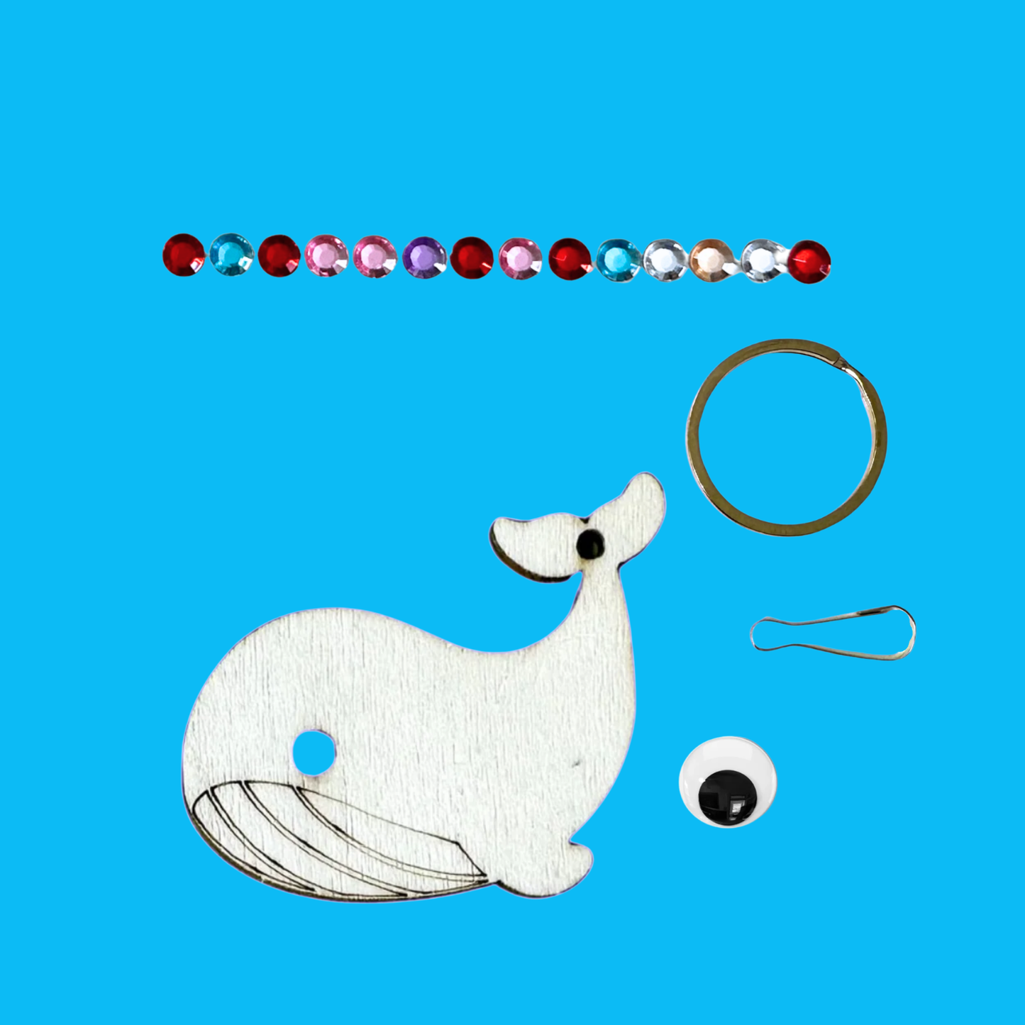 Whale Bag Charm