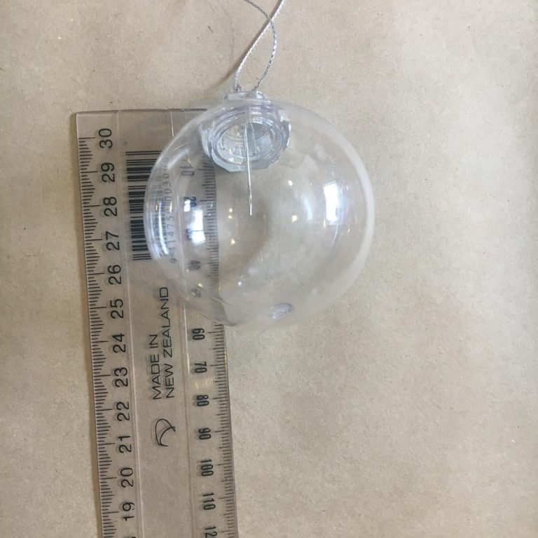 Bauble Christmas 6cm DIY