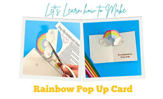How to Make a Rainbow Pop Up Card