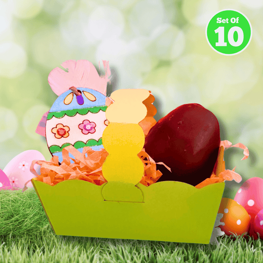 Set of 10 - Easter Card Basket