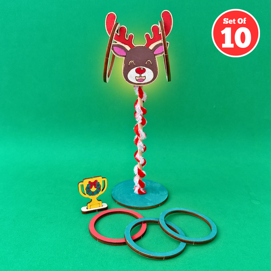 Set of 10 - Reindeer Toss Sports Craft