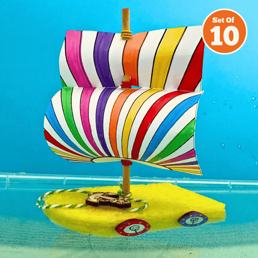 Set of 10 - Sponge Boat