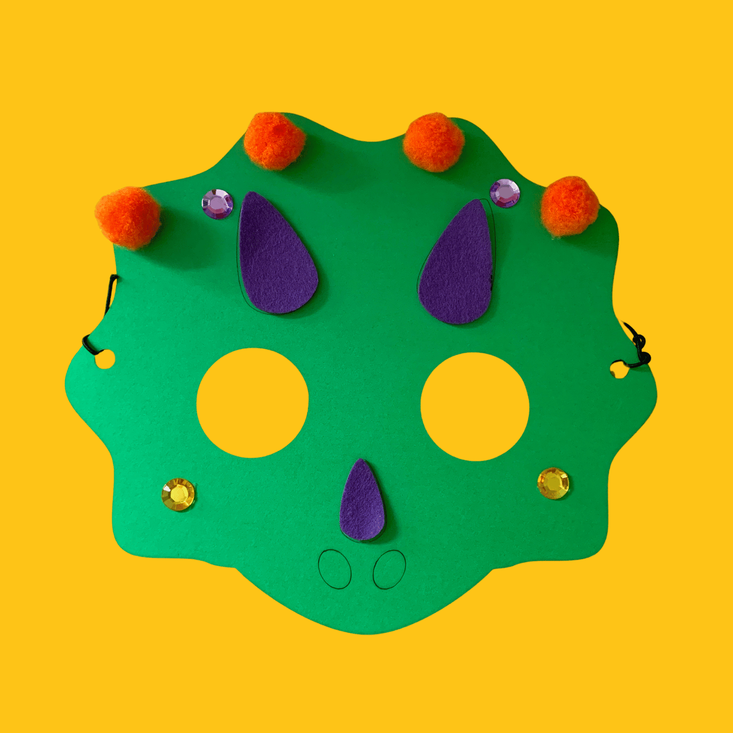 Set of 10 - Dino Mask