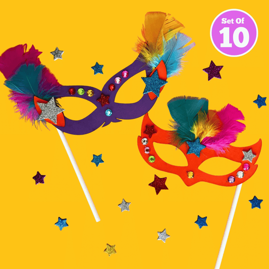 Set of 10 - Carnival Mask