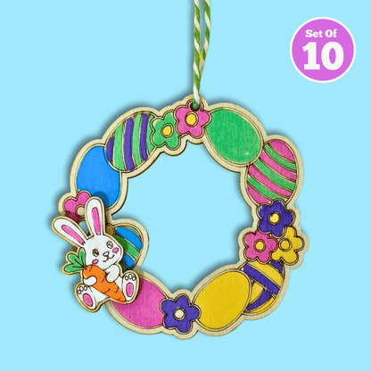 Set of 10 - Easter Wreath