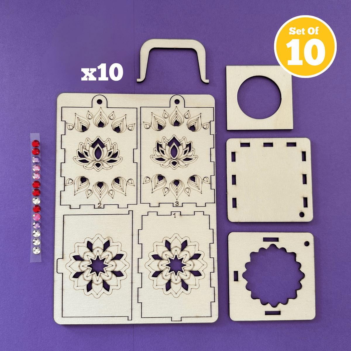Set of 10 - Diwali Lantern