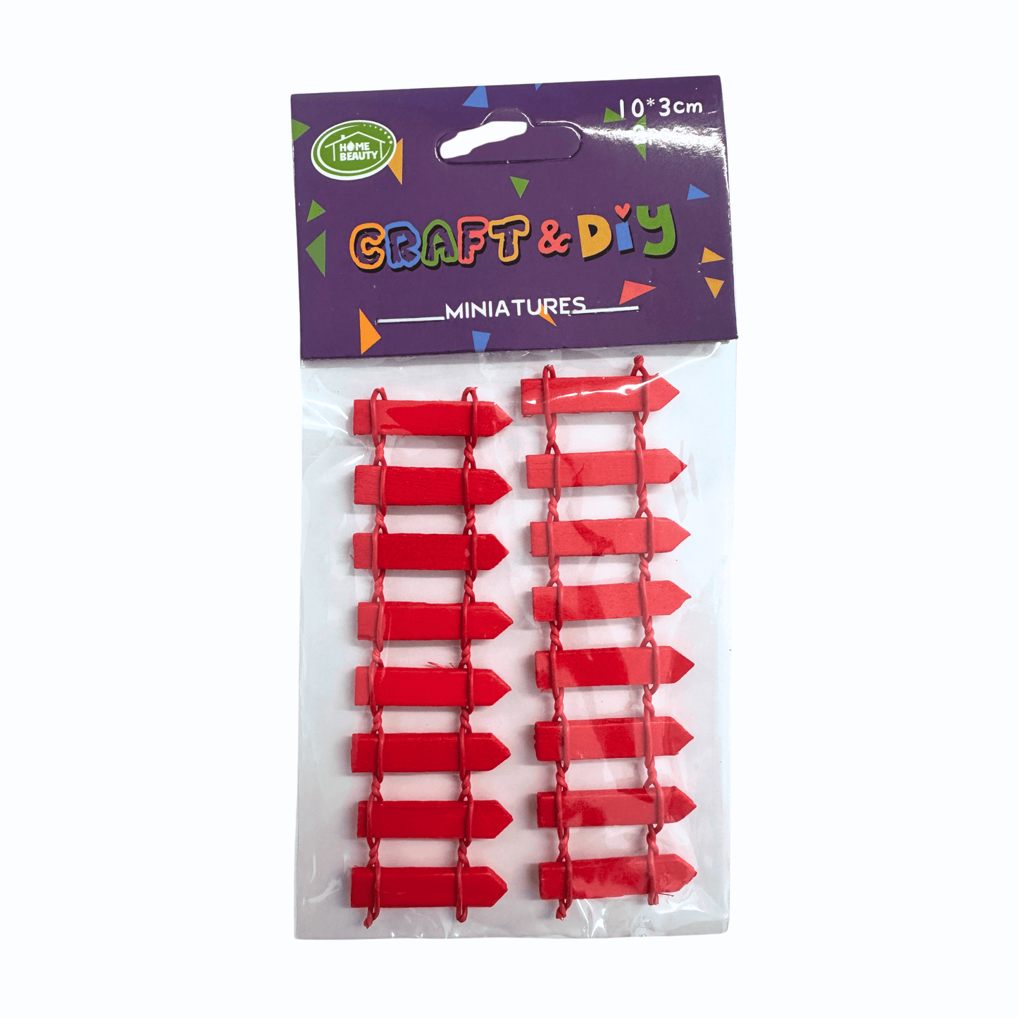 SALE - Coloured Mini Picket Fence 2pc