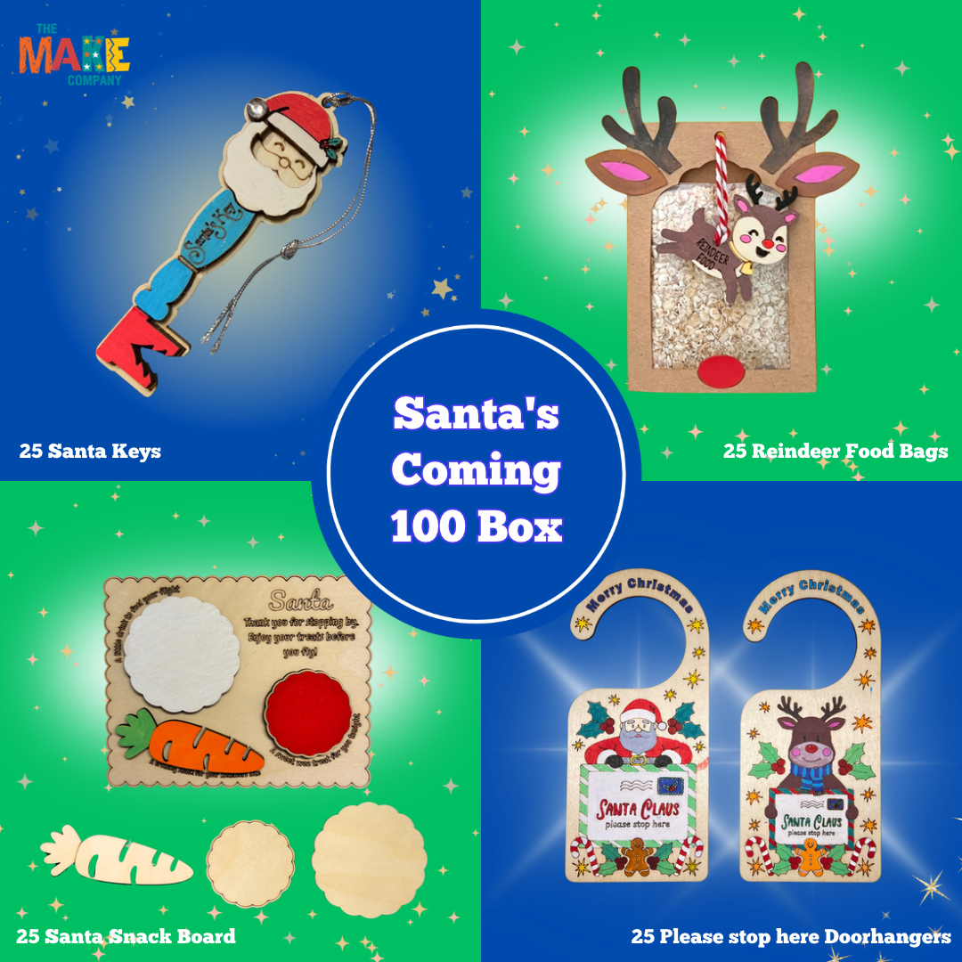 Santa's Coming 100 Box