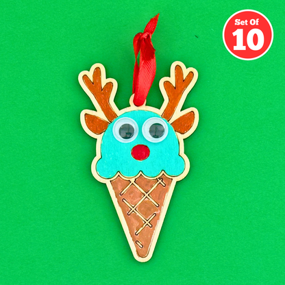 Set of 10 - Ice Cream Decoration
