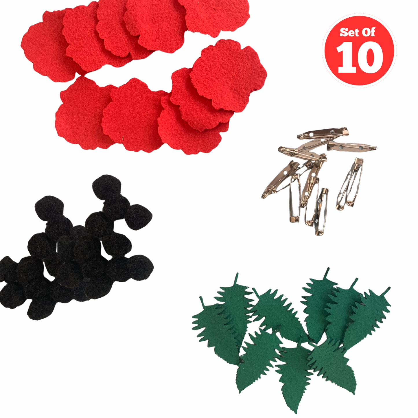 Set of 10 - Anzac Brooch