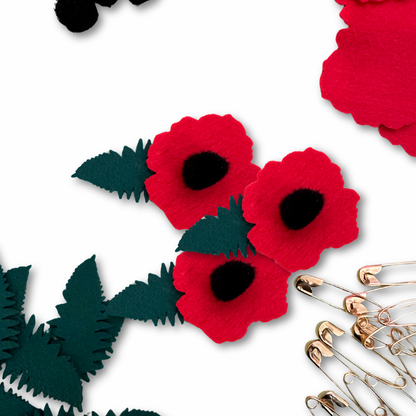 Set of 10 - Anzac Brooch