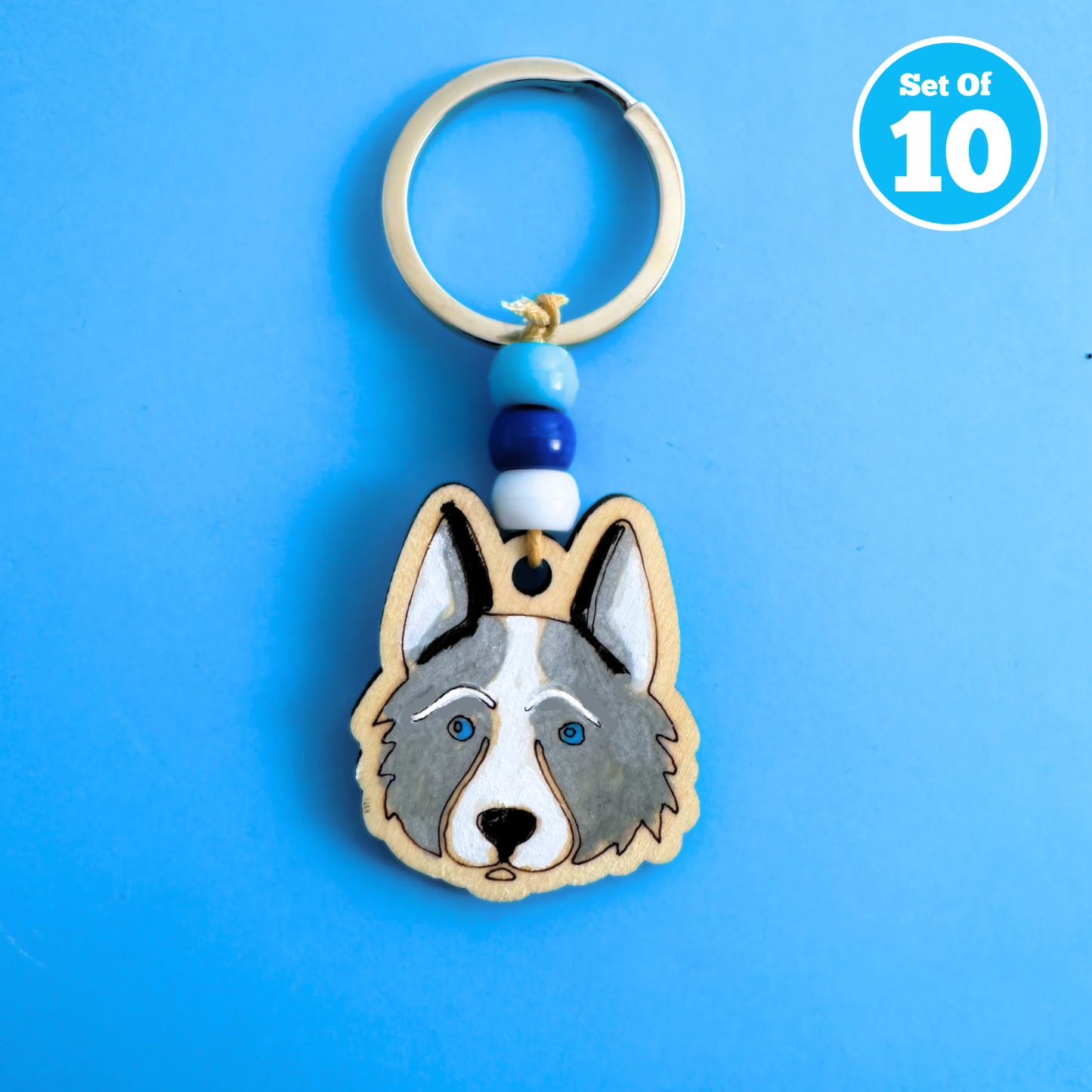 Husky Bag Charm