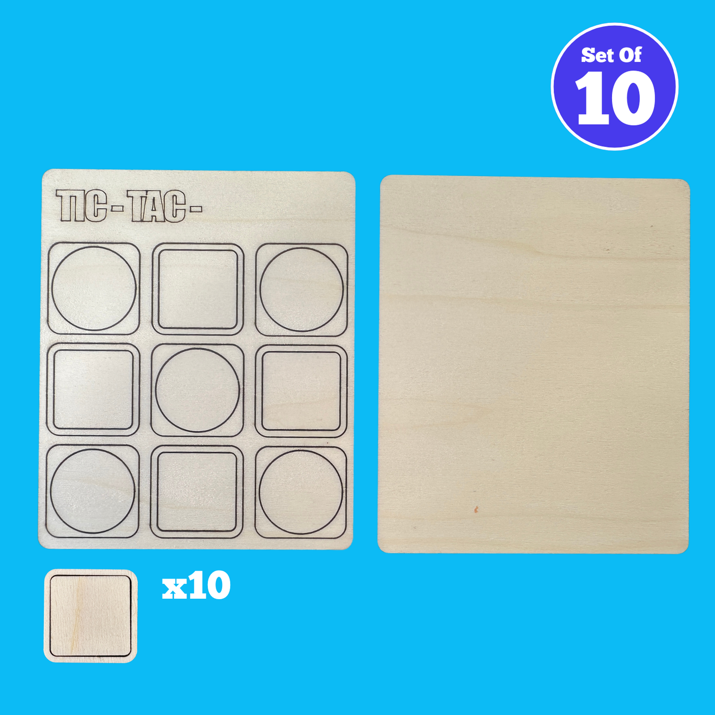 Set of 10 - Tic Tac ... Design Your Own!