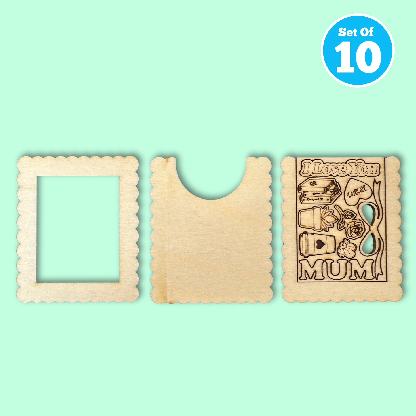 Mum Photo Frame - Set of 10