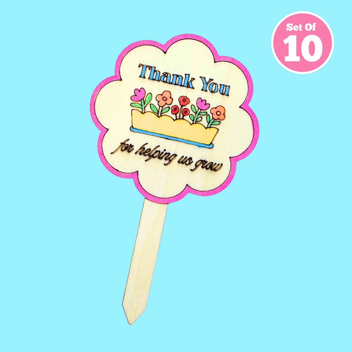 Set of 10 - Plant Signs