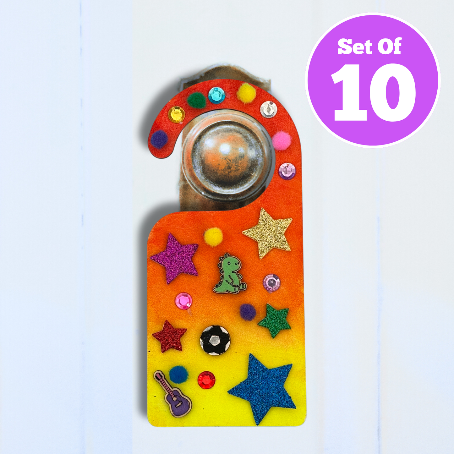 Set of 10 - Door Hanger Craft