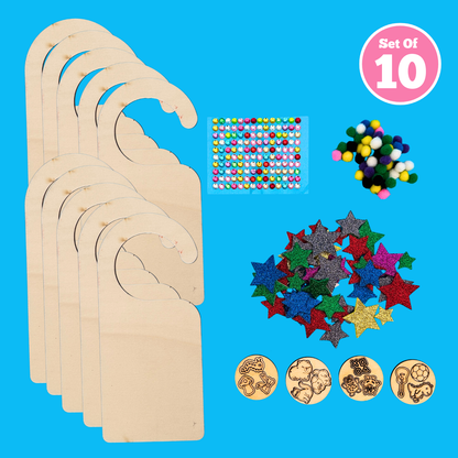Set of 10 - Door Hanger Craft