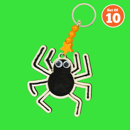 Set of 10 - Spider Bag Charm