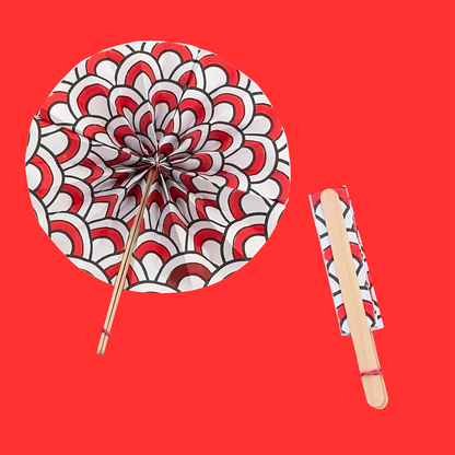Set of 10 - Folding Fan